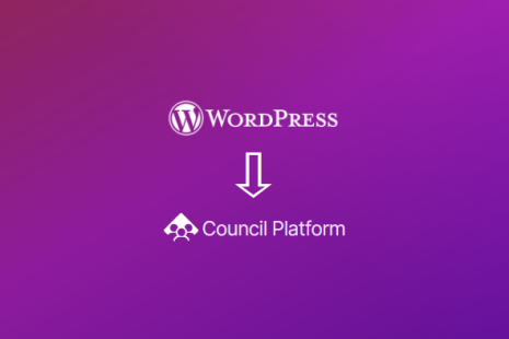 WordPress to Council Platform graphic