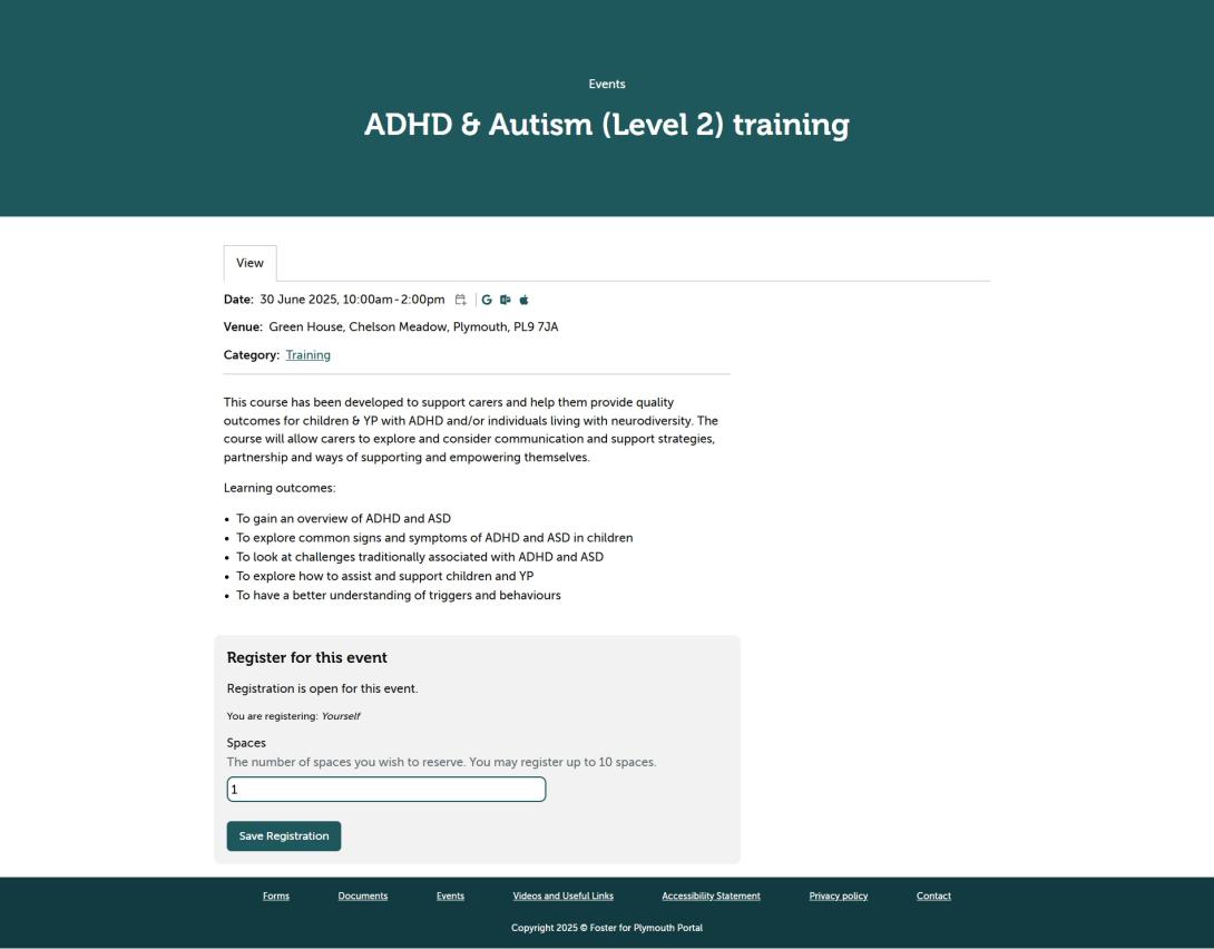 sign up form example